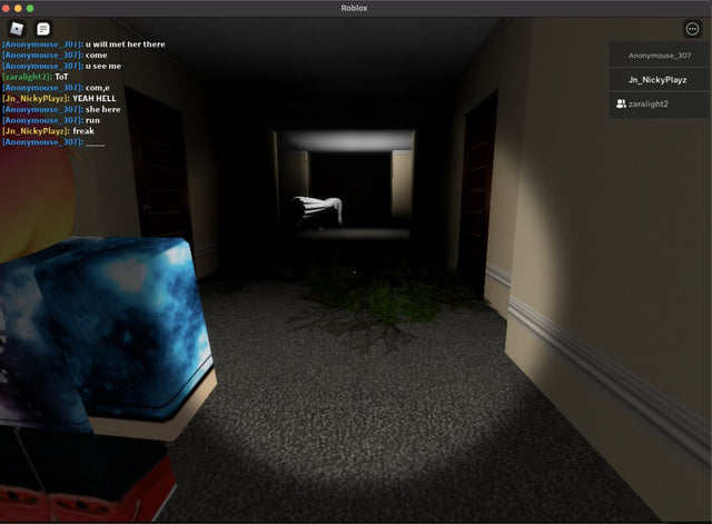 Real Roblox The Mimic horror gameplay screenshot from an X post