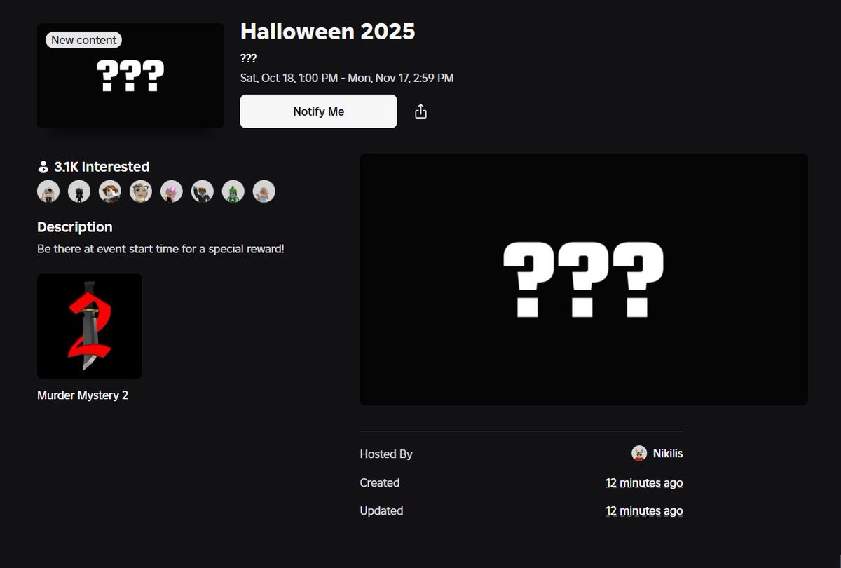 Featured image for Murder Mystery 2 Halloween 2026: Free Rewards and What’s Confirmed