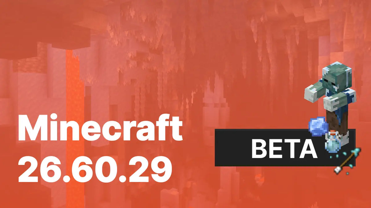 Minecraft Bedrock Preview beta artwork for the icy 26.60.29 update