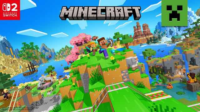 Official Minecraft on Nintendo Switch 2 launch trailer thumbnail featuring Minecraft characters and the new console edition