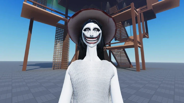 Hiachi character reference from the Roblox fan-made Hiachi Test The Mimic experience; not official The Hollow 2026 footage